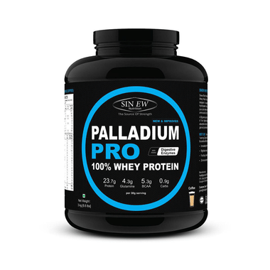 Sinew Nutrition Palladium Pro 100% Whey Protein With Digestive Enzymes Coffee