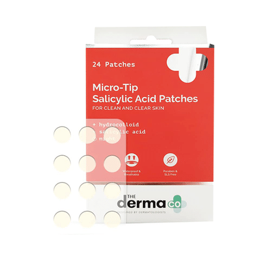 The Derma Co Micro-Tip Salicylic Acid Patch | For Clean & Clear Skin | Paraben & SLS-Free