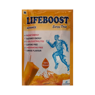 Lifeboost Advance Energy Drink Orange