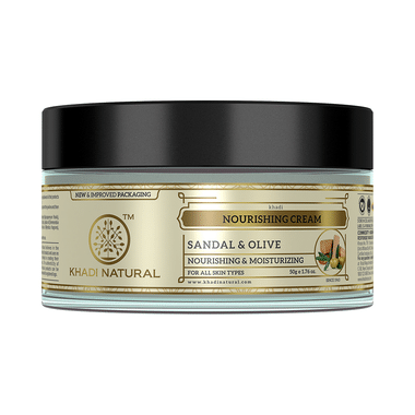 Khadi Naturals Ayurvedic Sandal & Olive Face Nourishing Cream