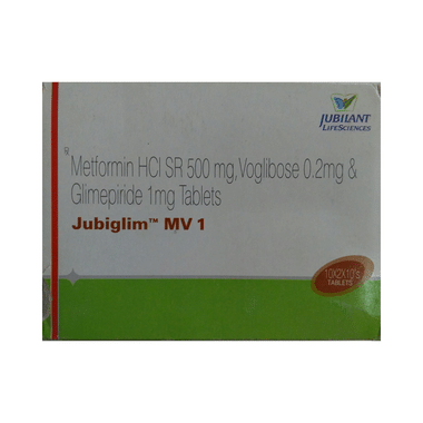 Jubiglim MV 1 Tablet SR