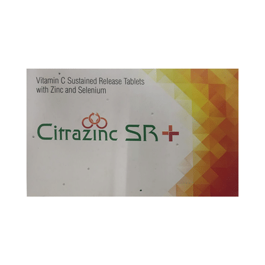 Citrazinc SR + Vitamin C Sustained Release Tablet with Zinc and Selenium