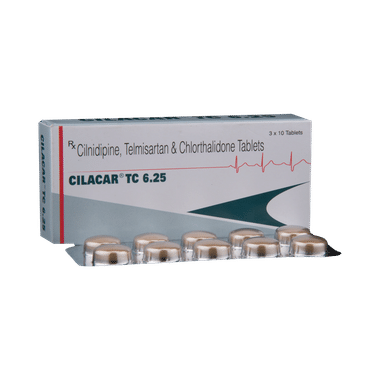 Cilacar TC 6.25 Tablet
