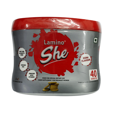 Lamino She With DHA & Vitamins For Pregnant Women | Flavour Diskette Jeera