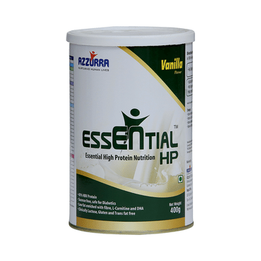 Azzurra Essential High Protein Nutrition with L-Creatine & DHA | Flavour Powder Vanilla
