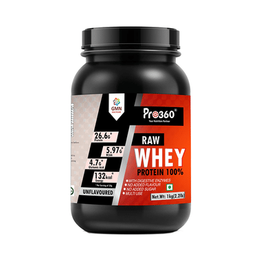 Pro360 Raw Whey Protein 100% Unflavoured