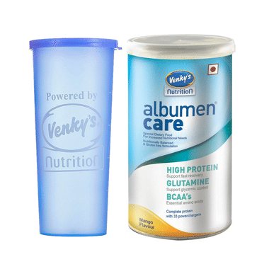 Venky's Albumen Care High Protein With Glutamine & BCAAs For Recovery | Flavour Mango