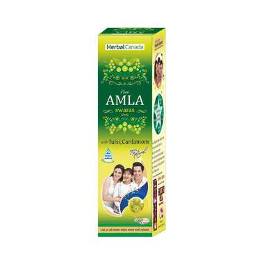 Herbal Canada Pure Amla Swaras With Tulsi, Cardamom Sugar Free