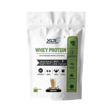 XLR8 Sports Nutrition Whey Protein Instantised Whey Protein Concentrate Coffee