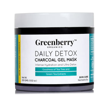 Greenberry Organics Daily Detox Charcoal Gel Mask