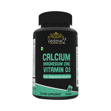 Vedaneq Calcium Magnesium Zinc Vitamin D3 Tablet