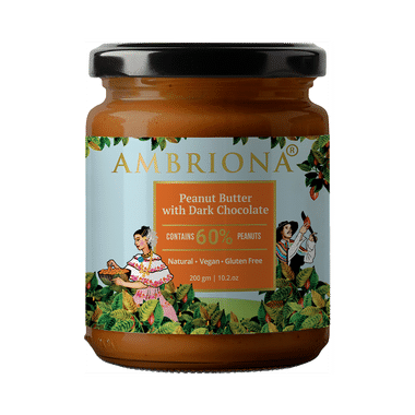 Ambriona Vegan And Gluten Free Peanut Butter With Dark Chocolate