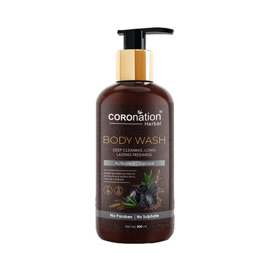 Coronation Herbal Activated Charcoal Body Wash (300ml Each)