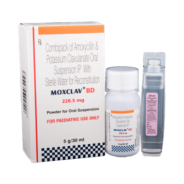 Moxclav BD 228.5mg Powder for Oral Suspension