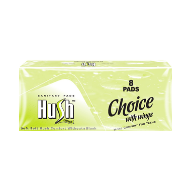 Hush Choice Sanitary Pads With Wings