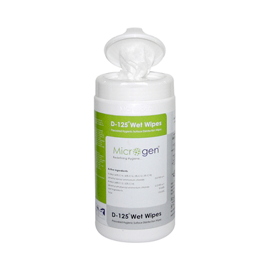 Microgen D-125 Wet Wipes