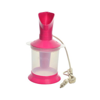 Healthtokri 3 In 1 Facial Sauna Steamer/Vaporizer With Crystal Clear Eye Wash Cup Free Pink