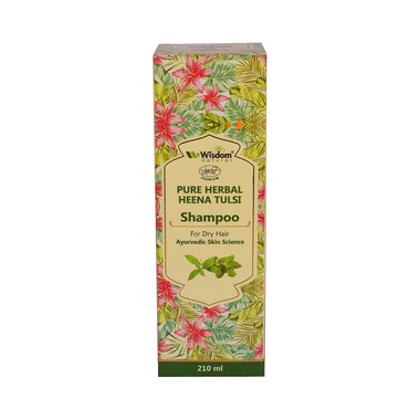 Wisdom Natural Pure Herbal Heena Tulsi Shampoo