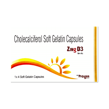 Zing D3 Soft Gelatin Capsule