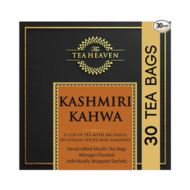 The Tea Heaven Kashmiri Kahwa Green Tea Bag (6.5gm Each)