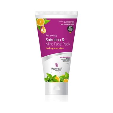 Peaurega Naturals Renewing Spirulina And Mint Face Pack