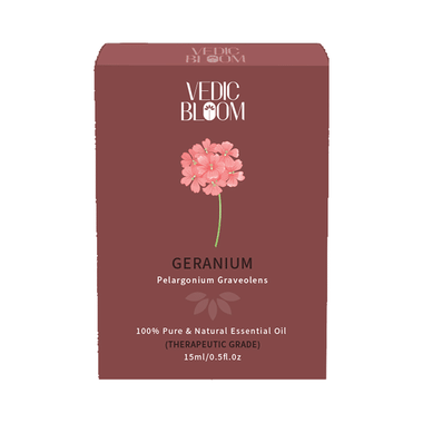 Vedic Bloom Geranium 100% Pure & Natural Essential Oil