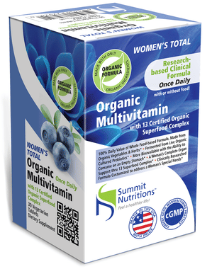 Summit Nutritions Women's Total Organic Multivitamins Tablet