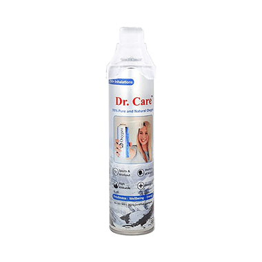 Dr Care Portable Oxygen Can with Inbuilt Mask