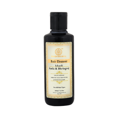 Khadi Naturals Herbal Amla Bhringraj Hair Cleanser