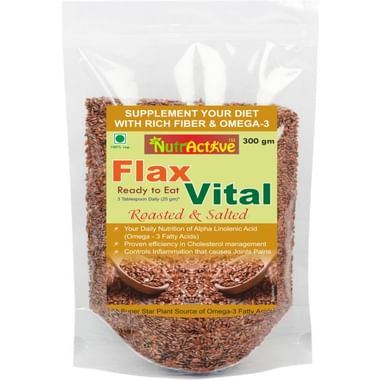 NutrActive Flax Vital Roasted & Salted Flaxseed