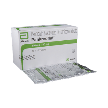 Pankreoflat 170mg/80mg Tablet