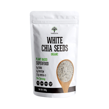 Vanalaya White Chia Seeds Organic