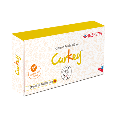 Curkey Curcumin 100mg Pastilles Soothing Mint