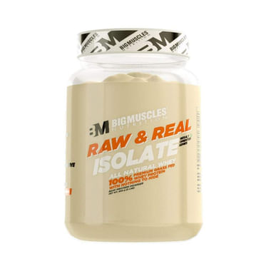 Big  Muscles Raw & Real Isolate Whey Protein Powder