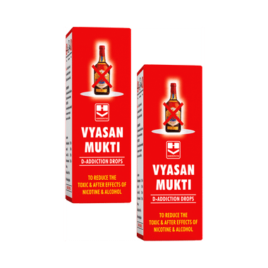 Homeopaths Vyasan Mukti D-Addiction Drop (30ml Each)