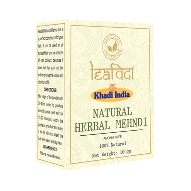 Khadi Leafveda Natural Herbal Mehndi (Amonia Free)