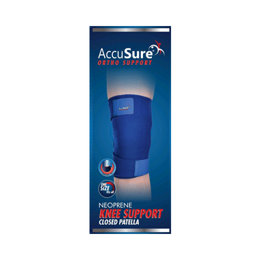 AccuSure K-2 Neoprene Knee Support Closed Pattela