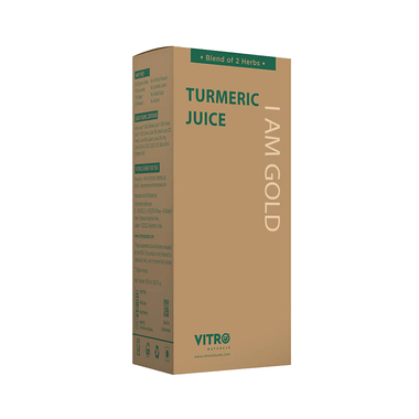 Vitro Naturals I Am Gold Turmeric Juice Helps In Cholesterol Control & Boosts Immunity