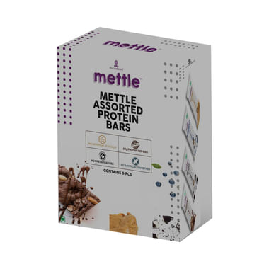 Swasthum Mettle Protein Bar (60gm Each) Assorted