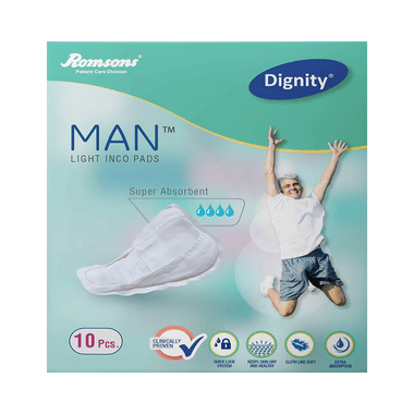 Dignity Man Light Incontinence Pads | Super Absorbent