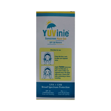 yuvinie soft sunscreen gel