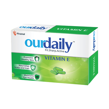 OurDaily Vitamin E 400mg For Skin, Eye & Hair Health | Soft Gelatin Capsule