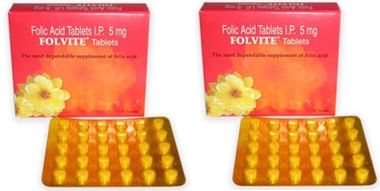 Folvite 5mg Tablet Pack of 2