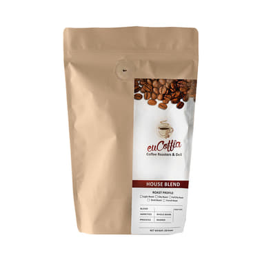 Eucoffia 100% Arabica Roasted Coffee Beans Medium Dark Roast Commerical Espresso
