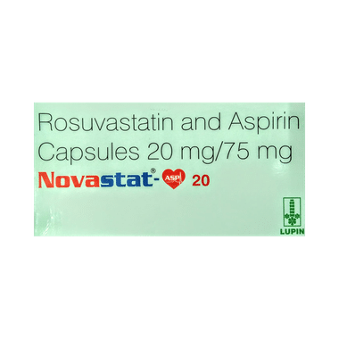 Novastat Asp 20mg/75mg Capsule