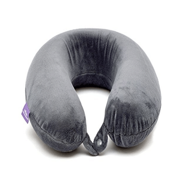 Viaggi Memory Foam Travel Neck Pillow Grey