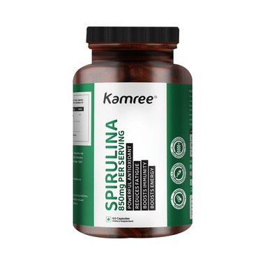 Kamree Spirulina 850mg Capsule