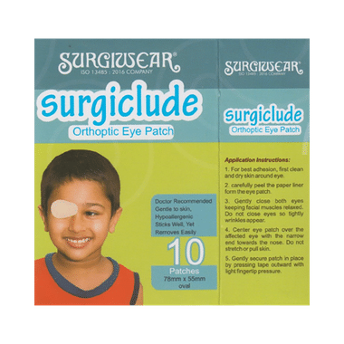 Surgiwear Surgiclude Orthoptic Eye Patch Large