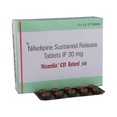 Nicardia CD Retard 30 Tablet SR