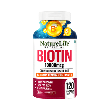 Nature Life Nutrition Biotin 1000mcg Vegetarian Tablet